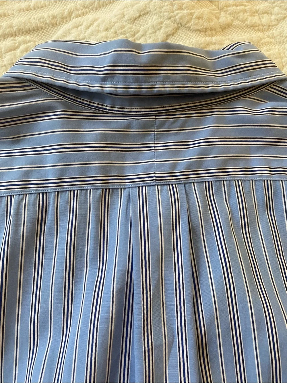 Polo by Ralph Lauren Pony Blue Striped Button-Down Long Sleeve Shirt Oxford XXL